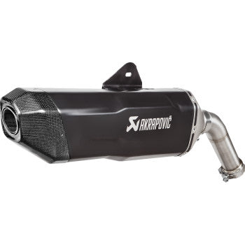 AKRAPOVIC Slip-On Line Muffler - Titanium - Black F 900 /800 GS 2024 1811-4630 S-B9SO3-HFBFCTBL