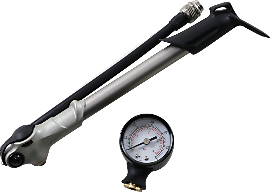 DRAG SPECIALTIES Bomba de aire con manómetro - 0-60 420027