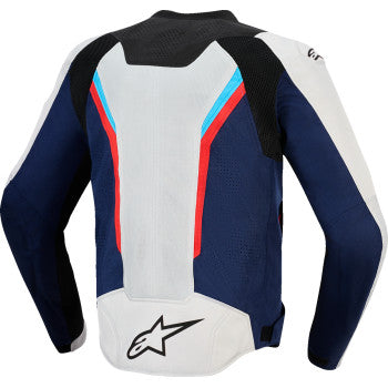 ALPINESTARS AST v3 Air Jacket - Silver/Deep Blue/Bright Red - 2XL 3300426-1621-2XL