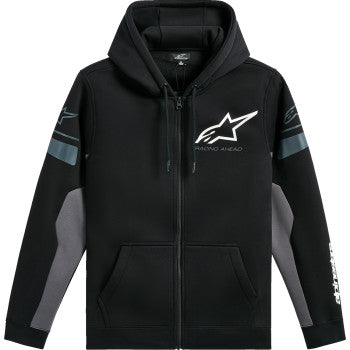 IN STOCK ALPINESTARS Esemex Zip Hoodie - Black/Charcoal - 2XL 1235-53200-1018-2XL