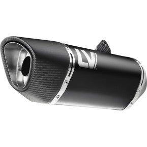 LEOVINCE - LV-14 R Slip-On Muffler - Black - Kawasaki Versys 1000 15623BU 1811-4949