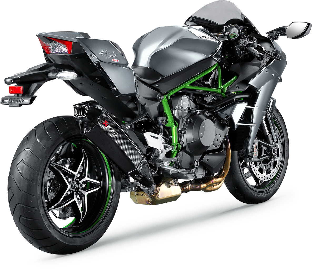 AKRAPOVIC Muffler - Carbon Fiber Ninja H2 2015-2020 S-K10SO15-HX2C 1811-3313