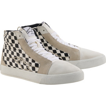 ALPINESTARS Ride-63 Canvas Shoes - White/Black/Chess - US 10.5 2540726-2081-105
