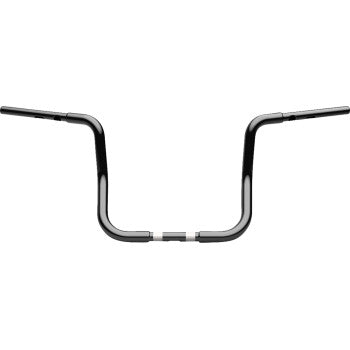 LA CHOPPERS Handlebar - Twin Round - 1-1/4" x 12" - Black Glide 2023-2024 LA-7347-12B