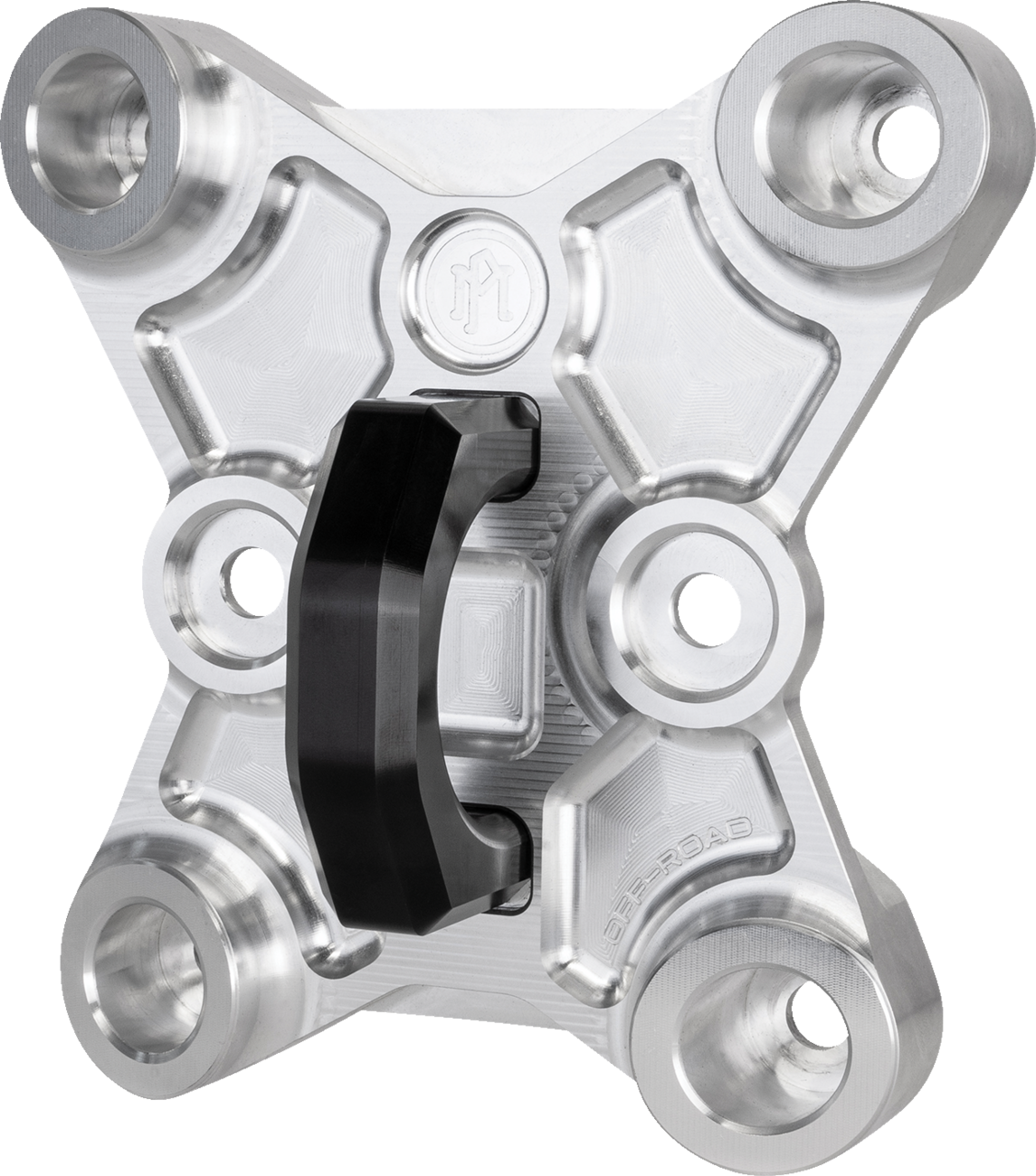 Placa de varilla de radio PM OFF-ROAD con gancho negro - Can-Am X3 72" - Mecanizado en bruto 0222-2002