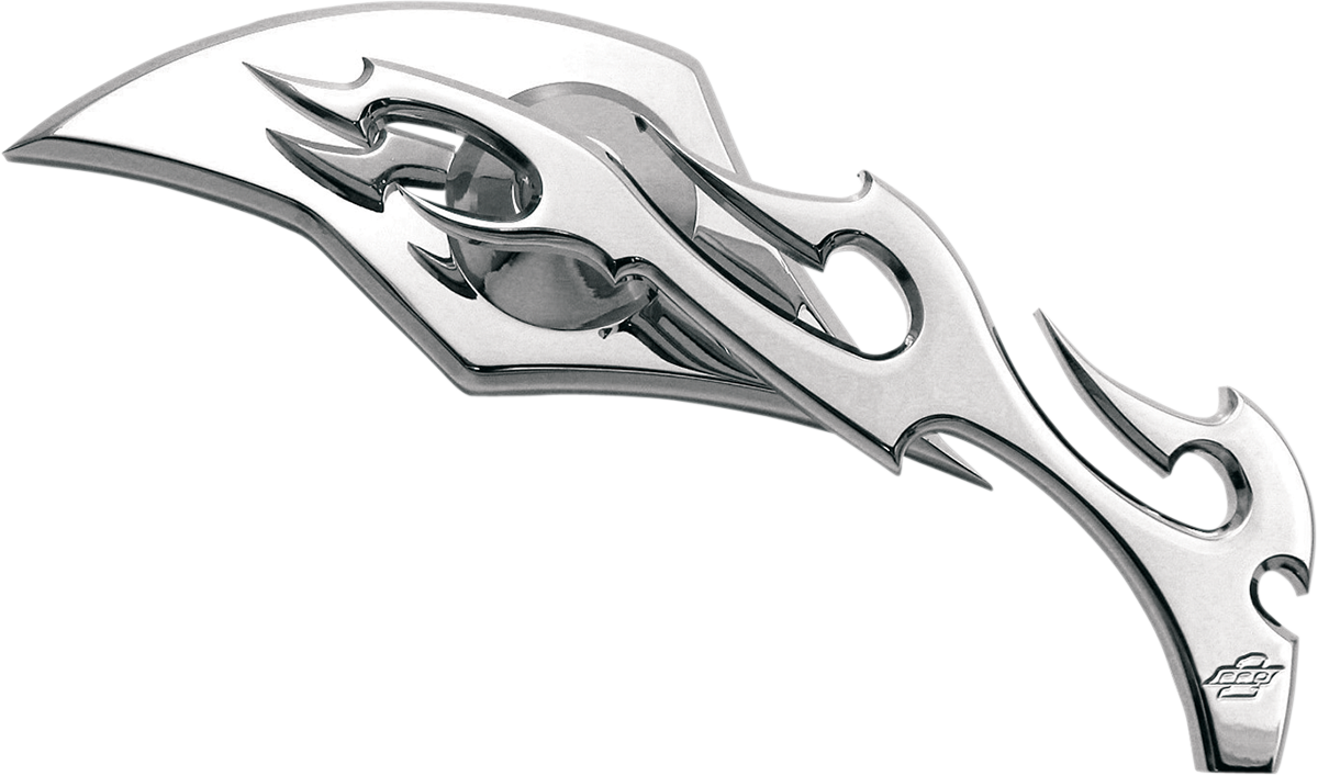 PRO-ONE PERF.MFG. Mirror - Flame - Chrome - Right 104230