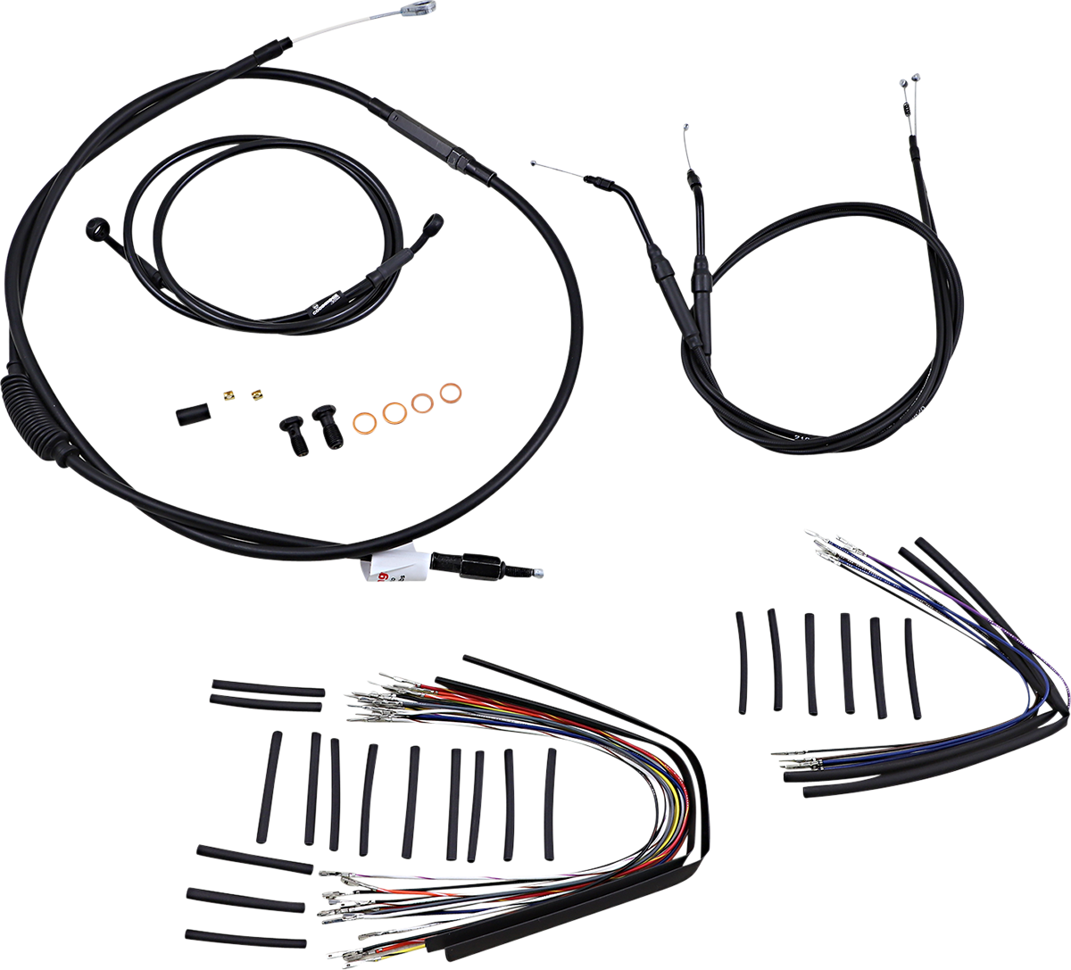 BURLY BRAND Control Kit - 12" Ape Hanger Handlebars B30-1039