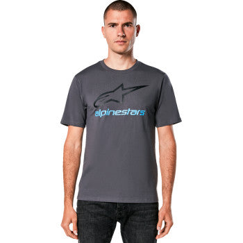 ALPINESTARS Always 2.0 CSF T-Shirt - Charcoal/Black/Blue - 2XL 1214-73106-1818-2X