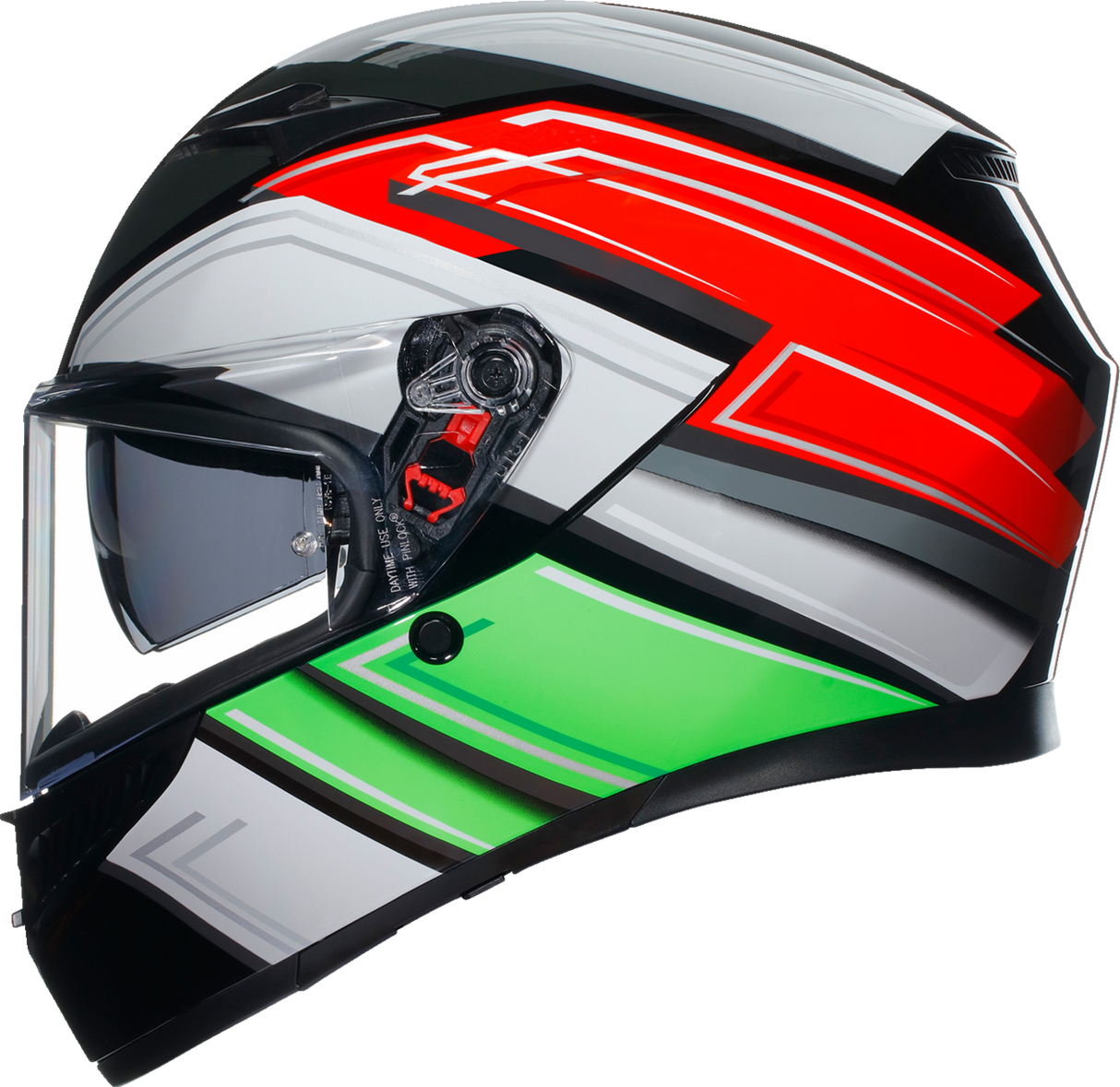 Casco AGV K3 - Wing - Negro/Italia - Mediano 2118381004007M