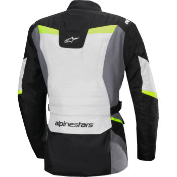 ALPINESTARS Stella ST-1 Waterproof Jacket - Ice Gray/Black/Yellow Fluo - Medium 3210325-9145-M