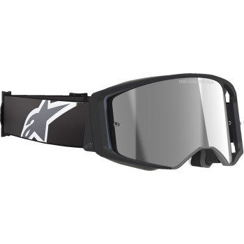 ALPINESTARS GOGGLES Supertech Goggle - Corp - Black/Gray - ABS Vision - Silver Mirror 5100325-1513