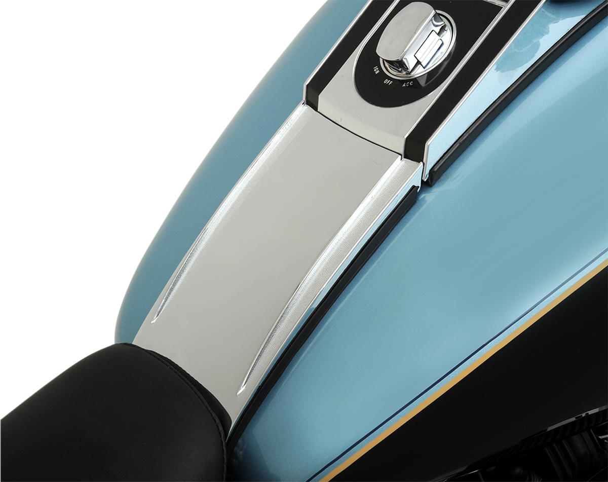 DRAG SPECIALTIES Panel de tablero inferior - Construcción ABS con acabado cromado 301964