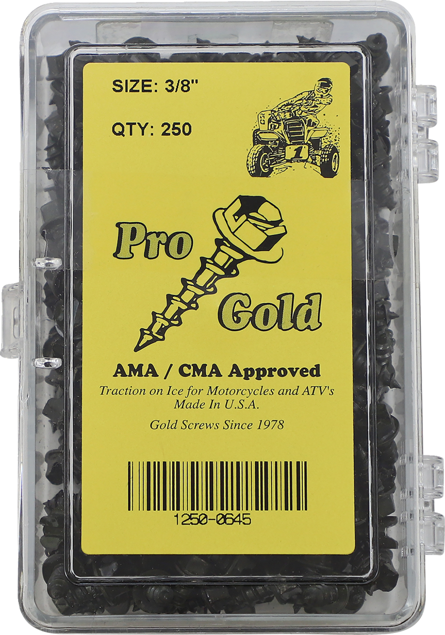 GOLD SCREWS Ice Screws - 3/8" - 250 Pack 12500645