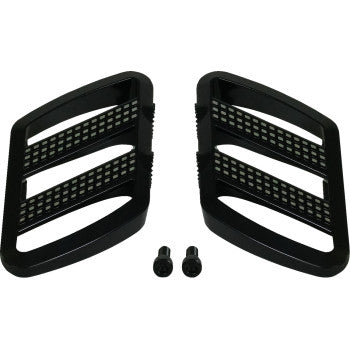 SHOW CHROME Combat Boards - Driver - Black w/ Contrast Cut - Ryker 2019-2024 41-426