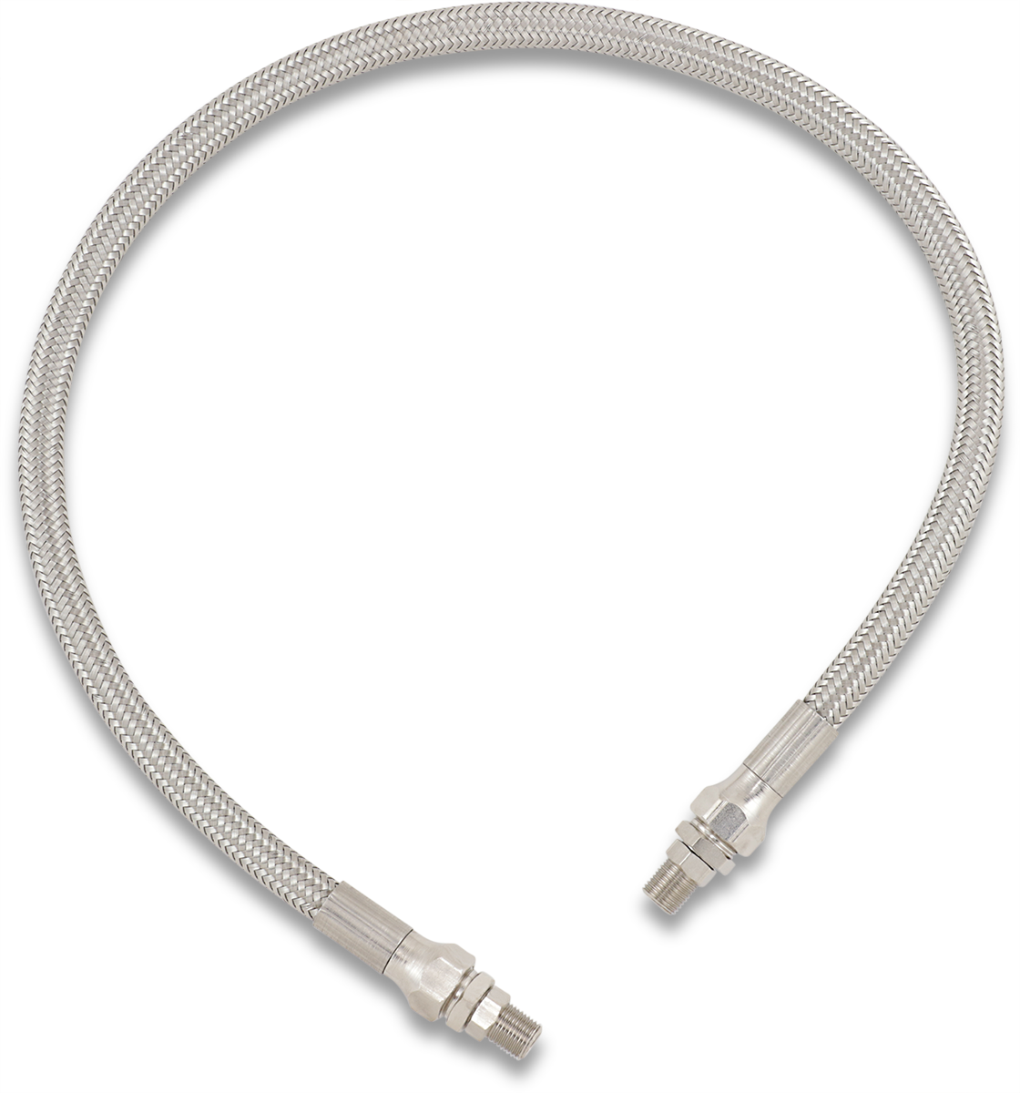 DRAG SPECIALTIES Línea de aceite con accesorios - Acero inoxidable - 24" 624