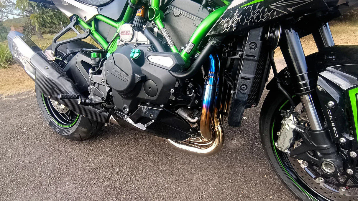 Vandemon ZH2 Bimodal Stealth Titanium Exhaust System KAWAZH2TIEXSYWVPOLA VA-88