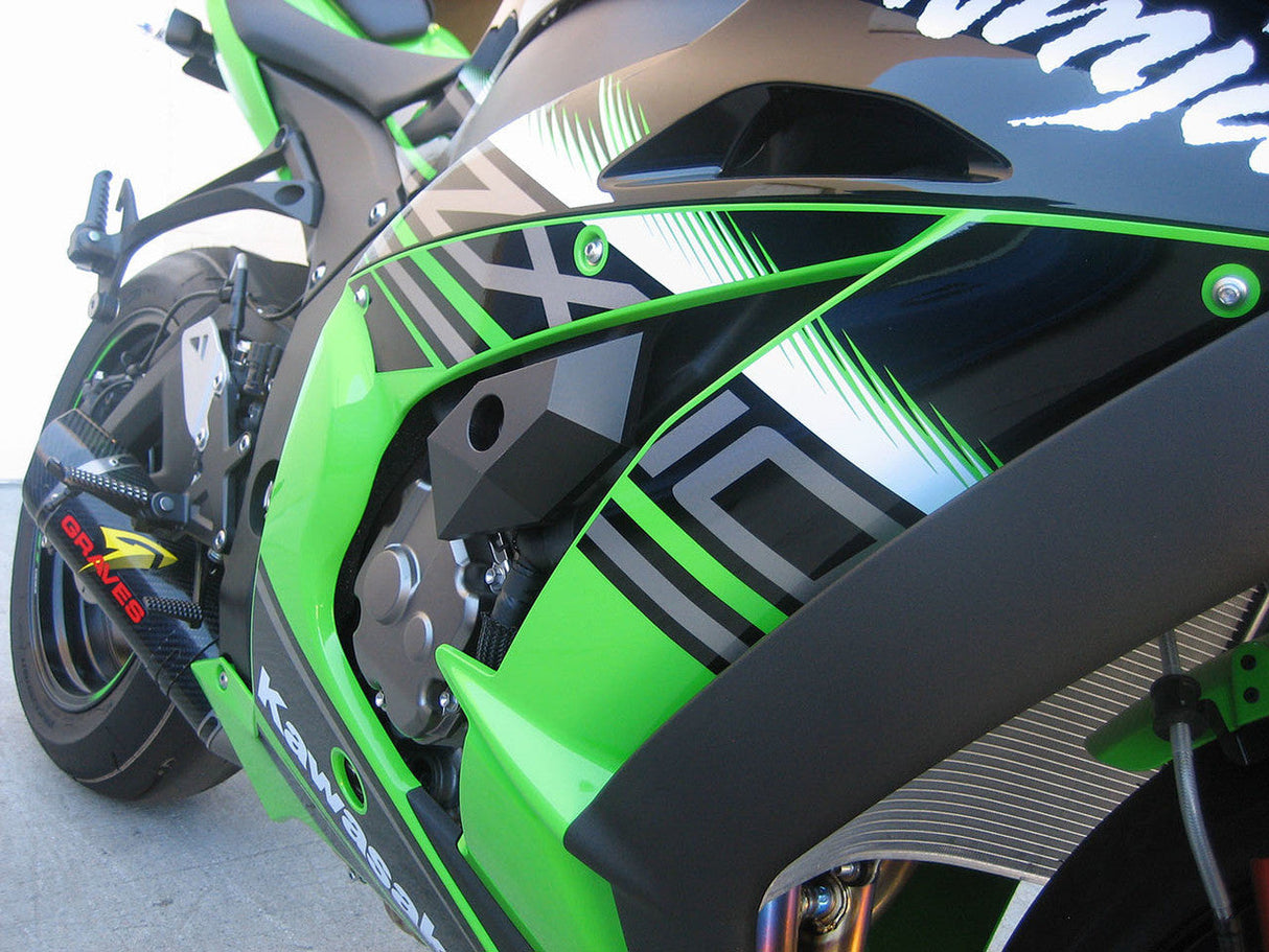 Graves Motorsports Frame Sliders For Zx-10r 2016-2024 Fsk-16zx1-K