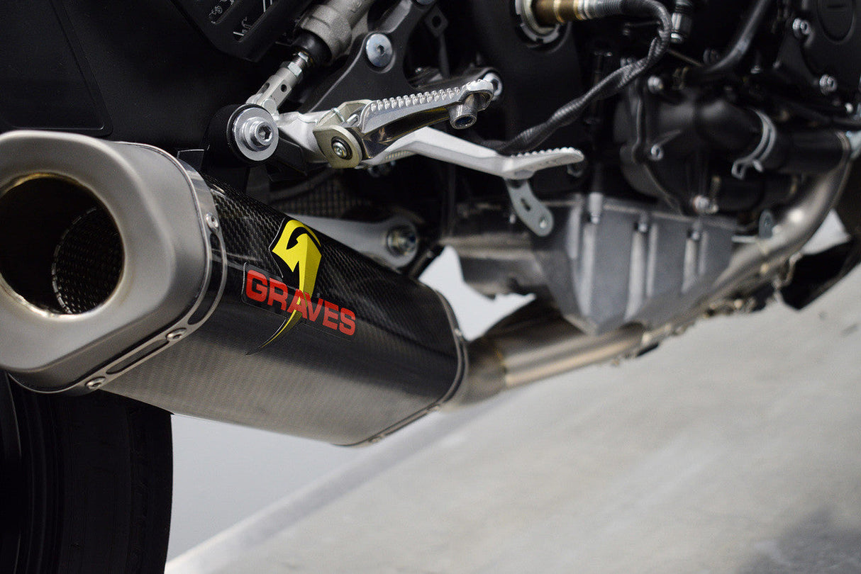 Graves Exhaust Full Titanium Carbon Works 7 R6 2006-2024 Exy-18r6-Ftcw7
