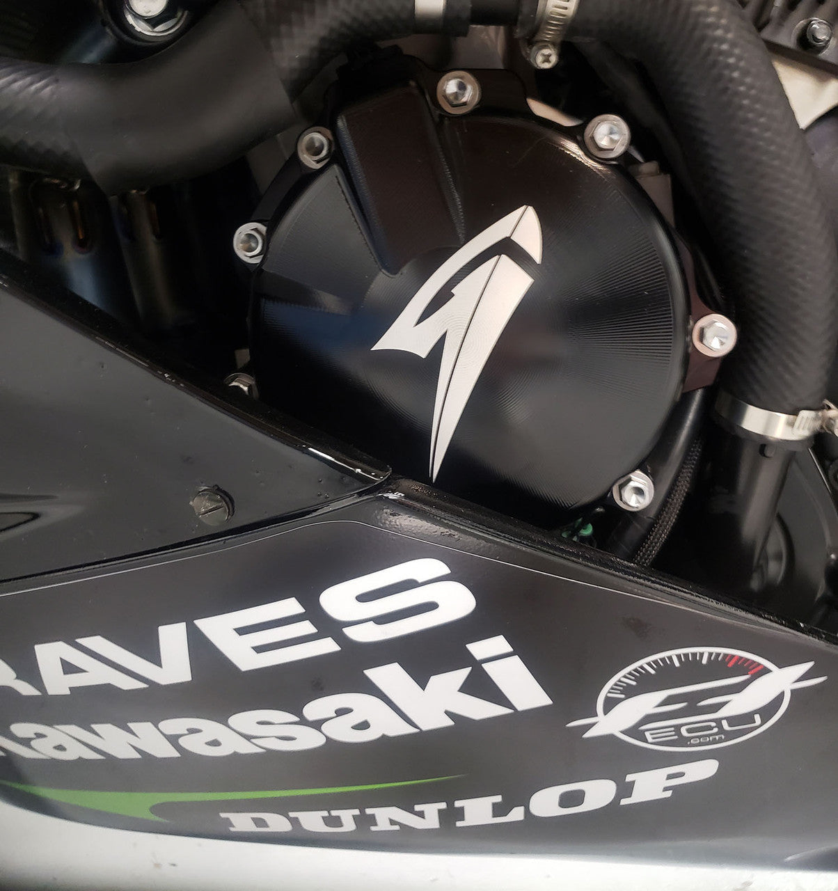 Graves Motorsports Left Engine Cover ZX-6R 2019-2023 EGK-19ZX6-L