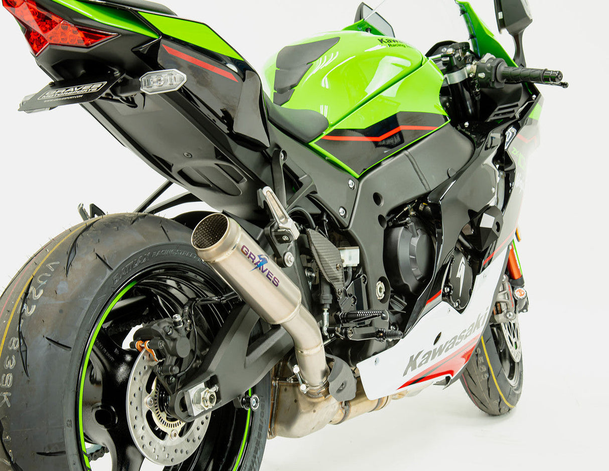 Graves Exhaust Moto1 Cat Back Exhaust Zx10r / Zx10rr 2021 -2023 Exk-21zx1-Som