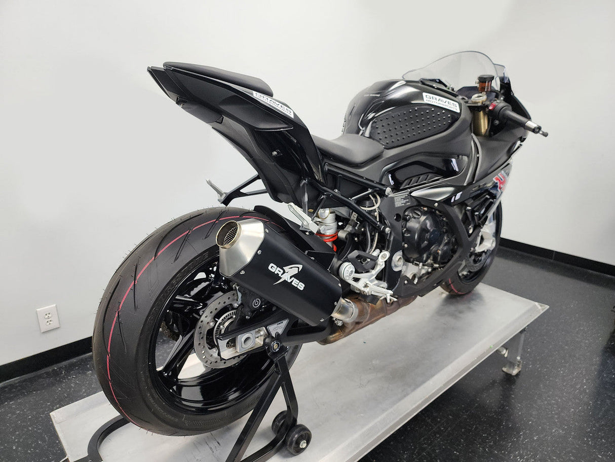 Graves Stainless Cat-Back Exhaust System BMW S1000RR 2019 - 2024 EXB-19S1R-CBSAK