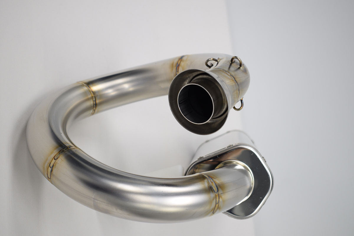 Graves slip-on exhaust can-am Maverick x3 turbo 2017 – 2020 EXC-18MX3-CBSS