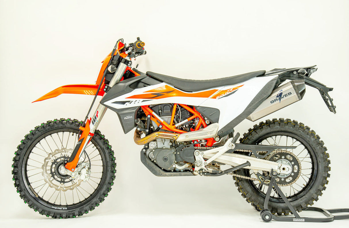 Graves Titanium Exhaust Slip-On Ktm 690 Enduro R 2019-2023 /Gas Gas E SM S 700 2023-2024 Exk-19690-Sot