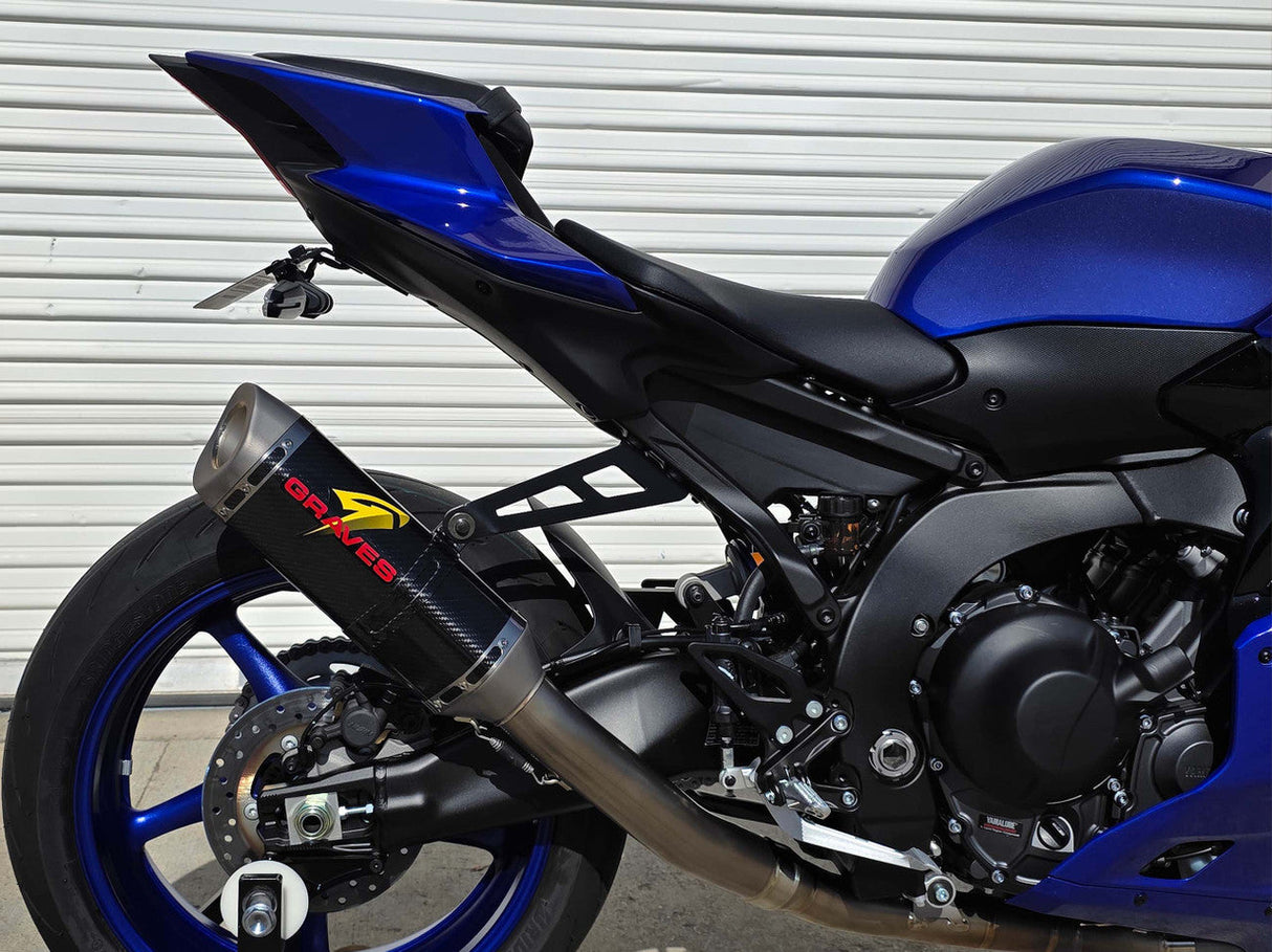 Graves Motorsports Yamaha R9 Titanium WORKS Exhaust - Carbon Silencer EXY-25R9-FTC