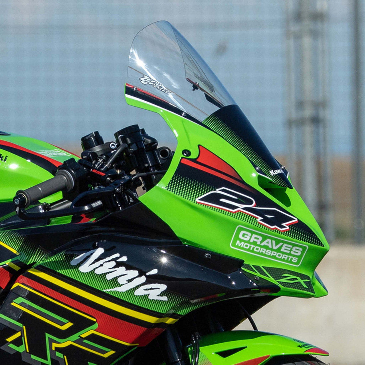 Zero Gravity Tall Race Windscreen ZX-4RR 2023-2024 ZG-17-284G3-01