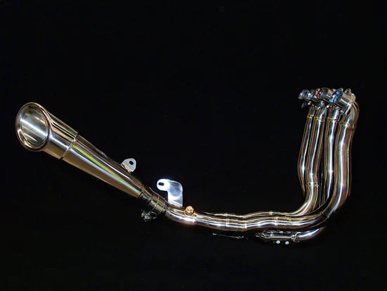 VANDEMON Polished Titanium Exhaust System Ninja H2 & H2R 2015-25 KAWAH2TICSPOLEXHD VA-143