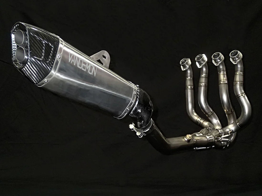 IN STOCK Vandemon Kawasaki H2 SE SX Vandemon Titanium Exhaust System 2018-25 KAWAH2SESXTIEXHSYSC VA-133