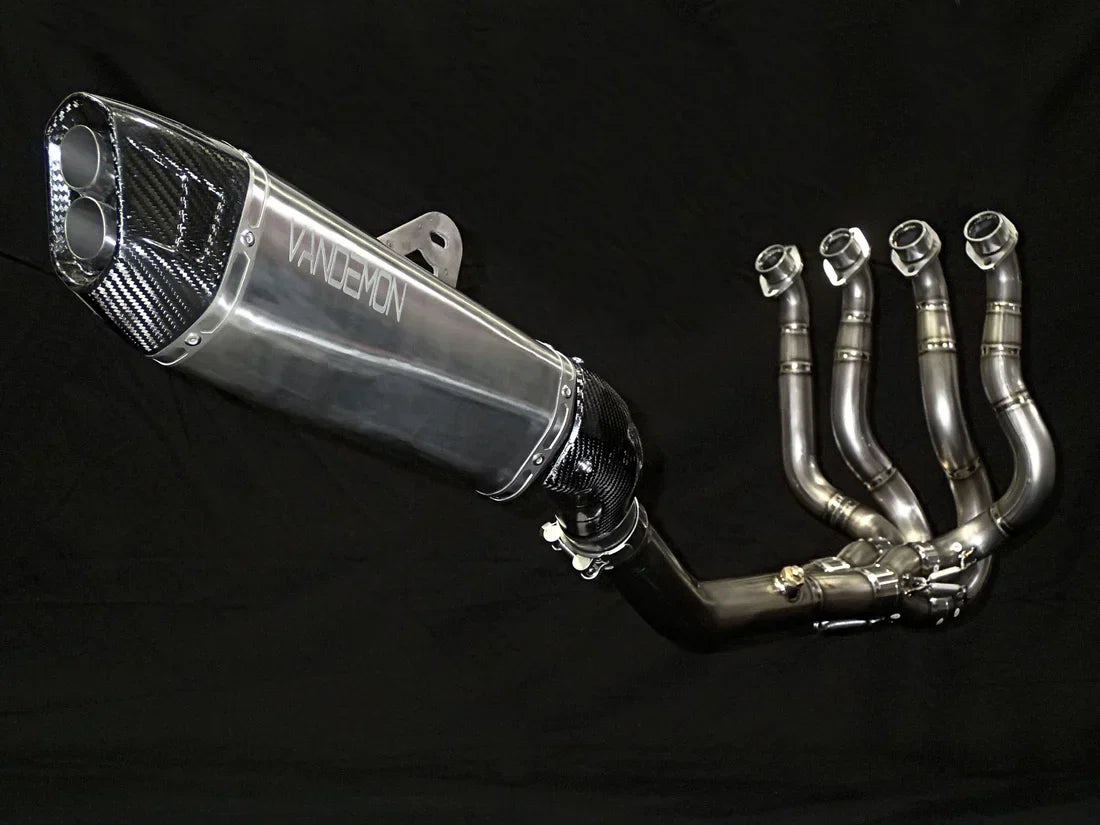 Vandemon Kawasaki H2 SE SX Vandemon Titanium Exhaust System 2018-25 KAWAH2SESXTIEXHSYSC VA-133