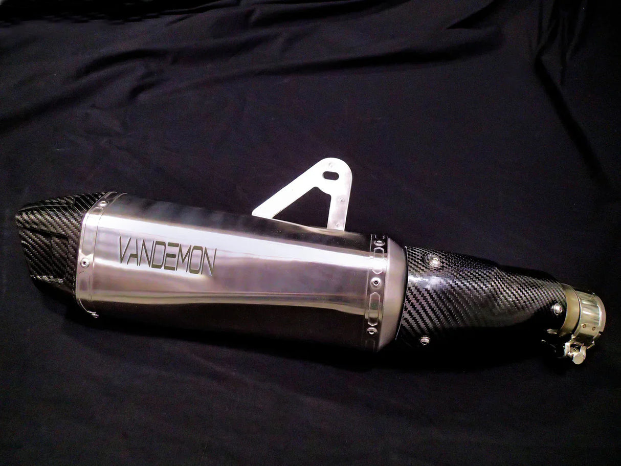Vandemon Titanium Slip-On Muffler Kawasaki H2 SE SX 2018-24 KAWAH2SESXTITBRMUF6 VA-148