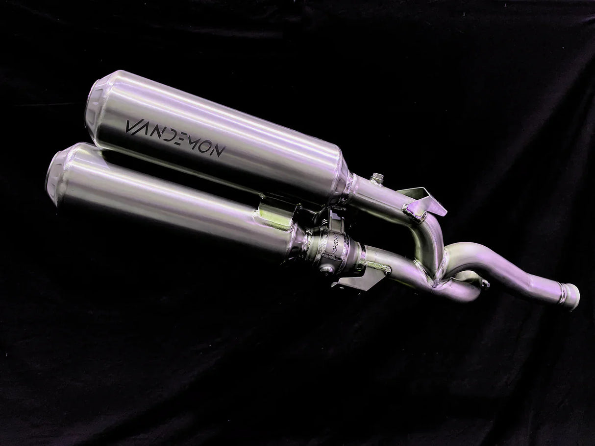 Vandemon Harley Davidson Sportster S 1250cc Bimodal Stealth Titanium Slip-On Mufflers HARSPRTRSTIEXWVA VA-50