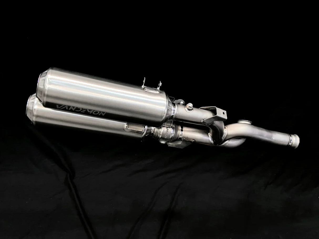 Vandemon Harley Davidson Sportster S 1250cc Bimodal Stealth Titanium Slip-On Mufflers HARSPRTRSTIEXWVA VA-50