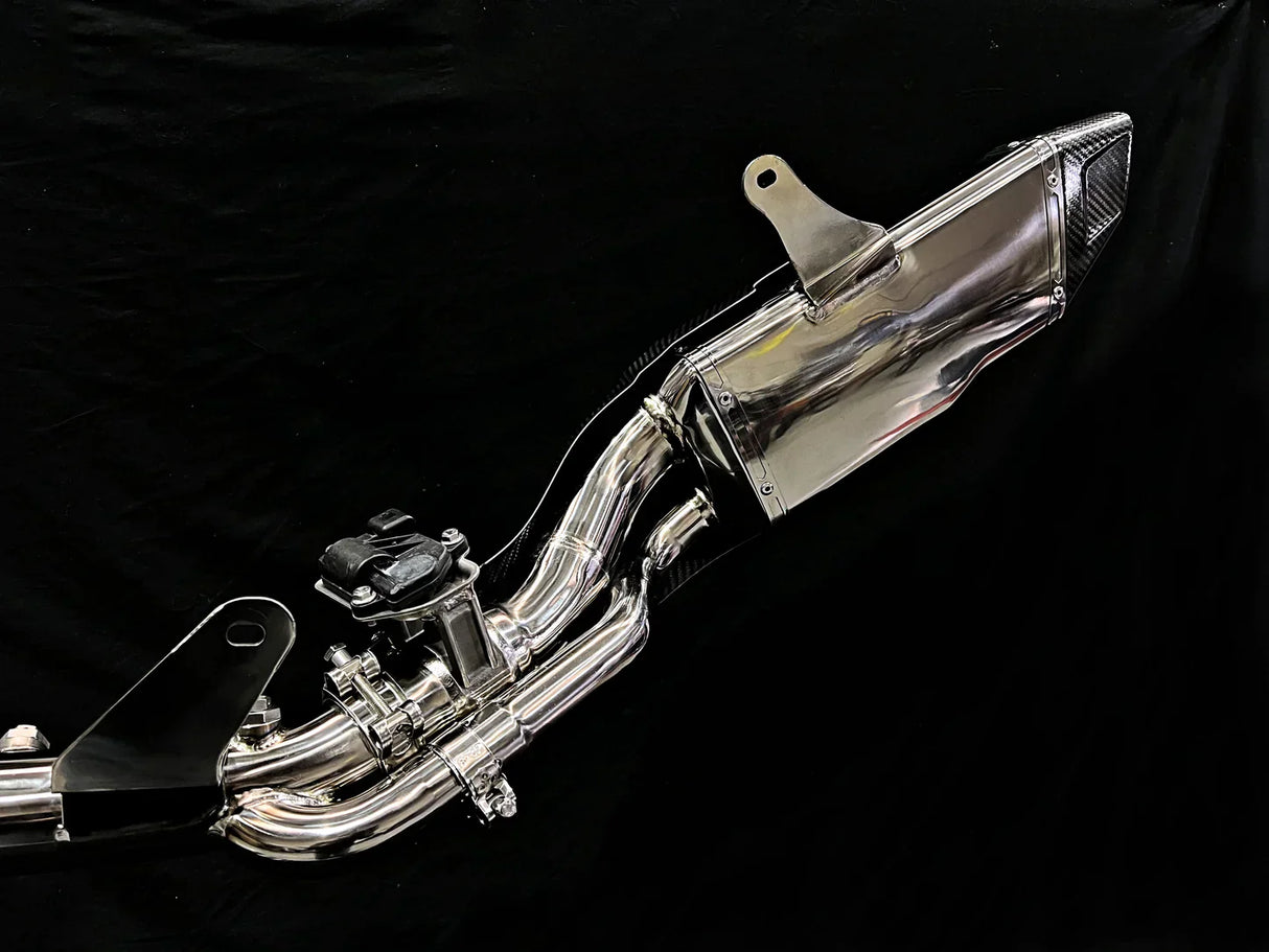 Vandemon Bimodal Stealth Titanium Exhaust System H2 SE SX 2018-2025 KAWAH2SESXTIEXSYWVB VA-21