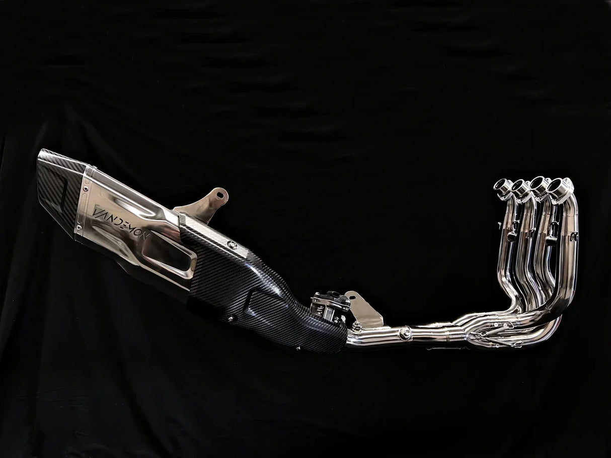 Vandemon Bimodal Stealth Titanium Exhaust System H2 SE SX 2018-2025 KAWAH2SESXTIEXSYWVB VA-21