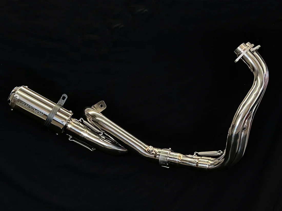 Vandemon Yamaha R7 MT07 FZ07 XSR700 Tracer 700/GT Tracer 7/GT Titanium Exhaust System YAMAMT07EXHTITAN VA-81