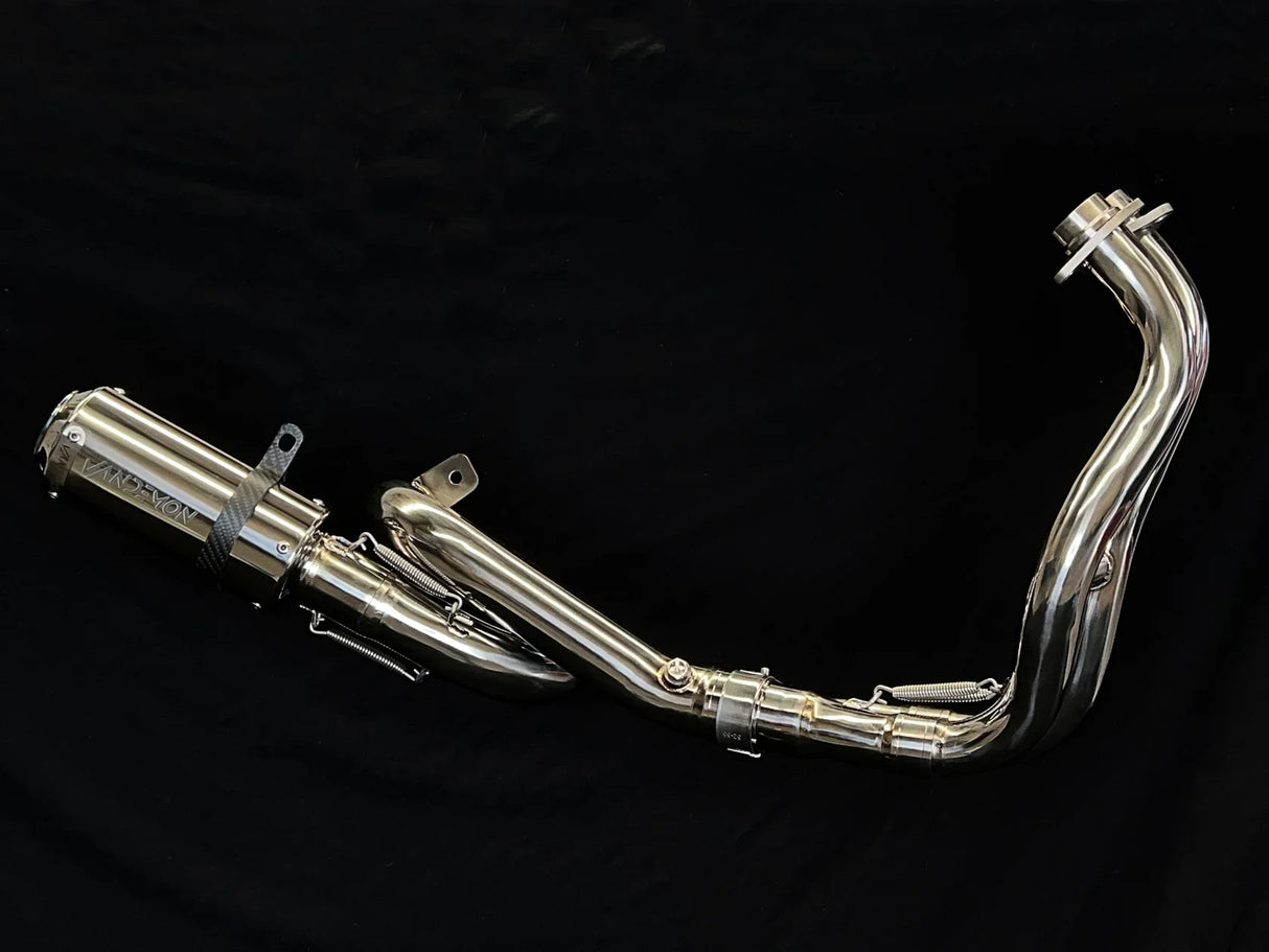 Vandemon Yamaha MT07 FZ07 XSR700 Titanium Exhaust System 2025-2026 YAMAMT07EXHTITANB VA-173