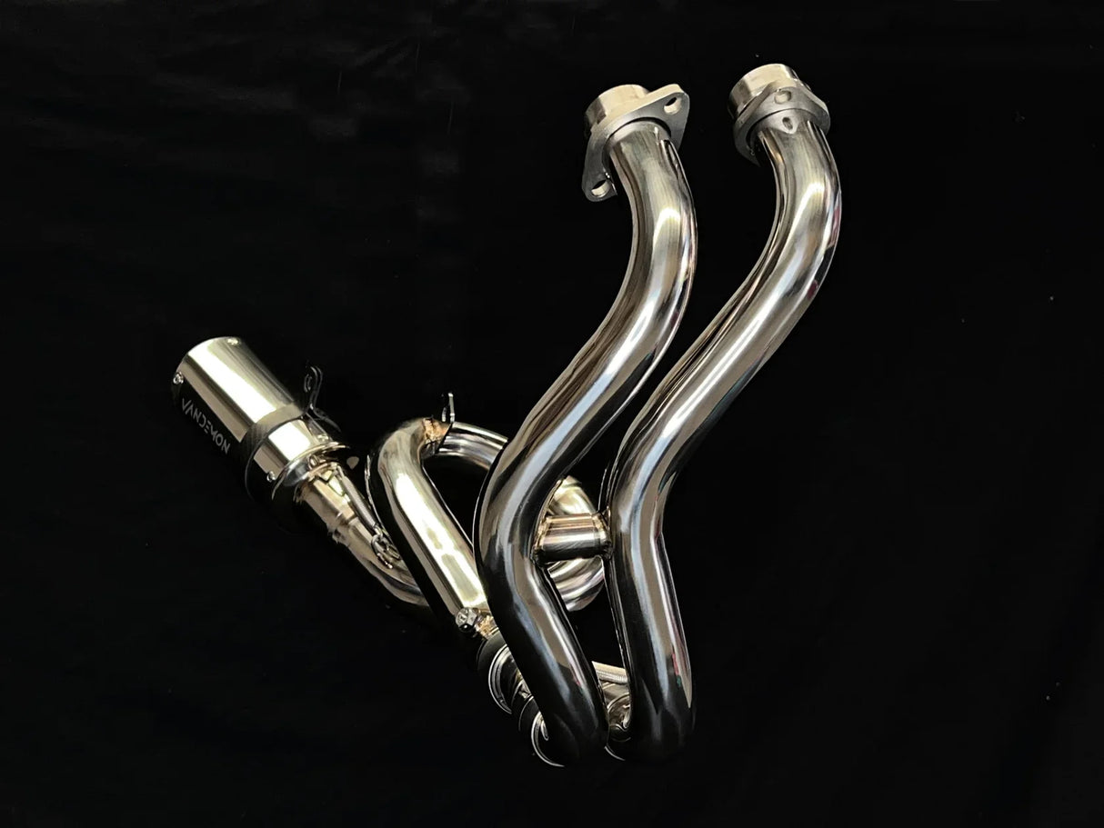 Vandemon Yamaha MT07 FZ07 XSR700 Titanium Exhaust System 2025-2026 YAMAMT07EXHTITANB VA-173