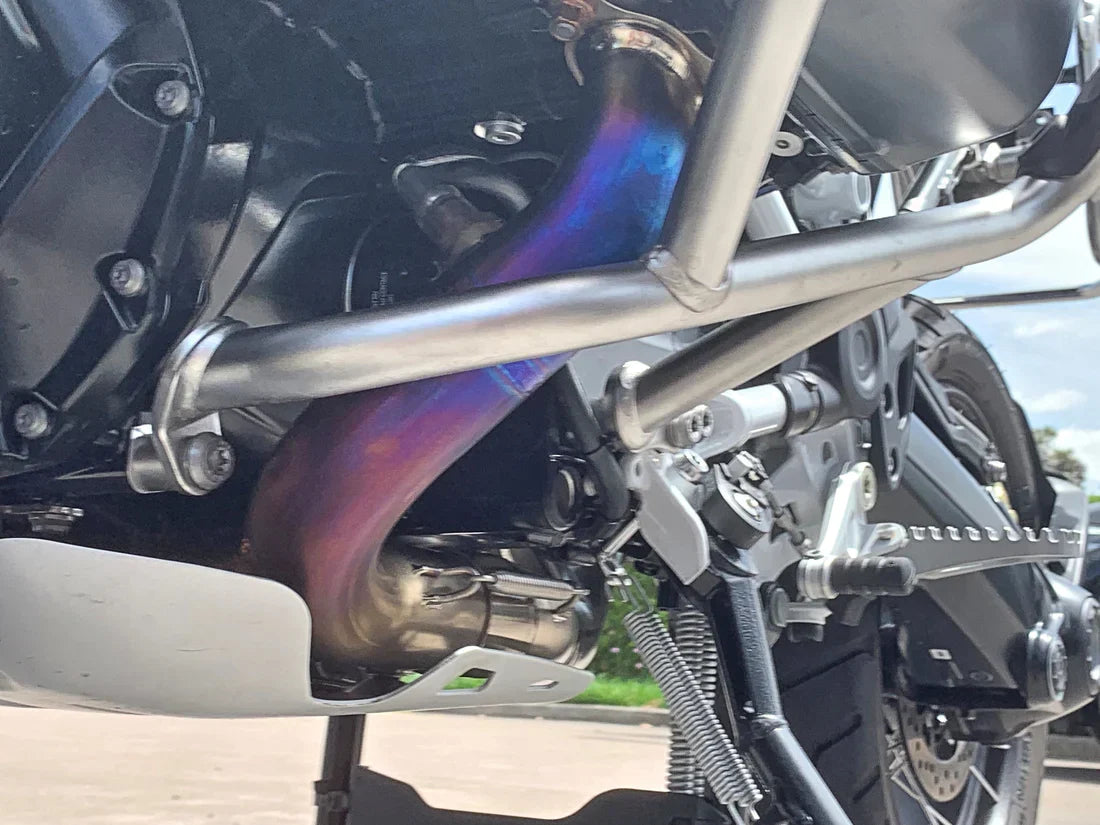 Vandemon BMW R1250GS & GSA Titanium Exhaust System with OEM Valve Function BMWR1250GSTIEXHCFV VA-24