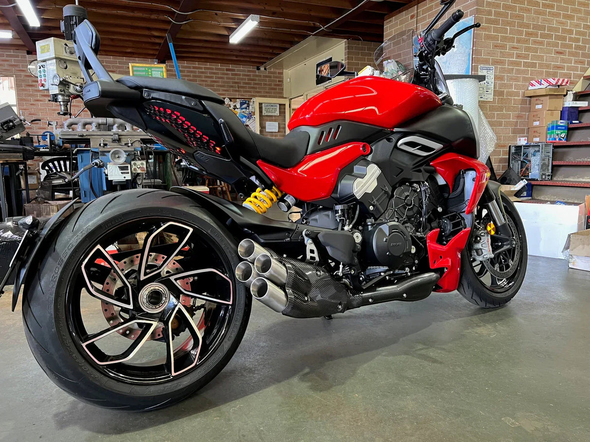 Vandemon Ducati Diavel V4 Stealth Bimodal Quattro Titanium Exhaust System 2023-2026 DUCDVLV4TIEXHWV VA-32