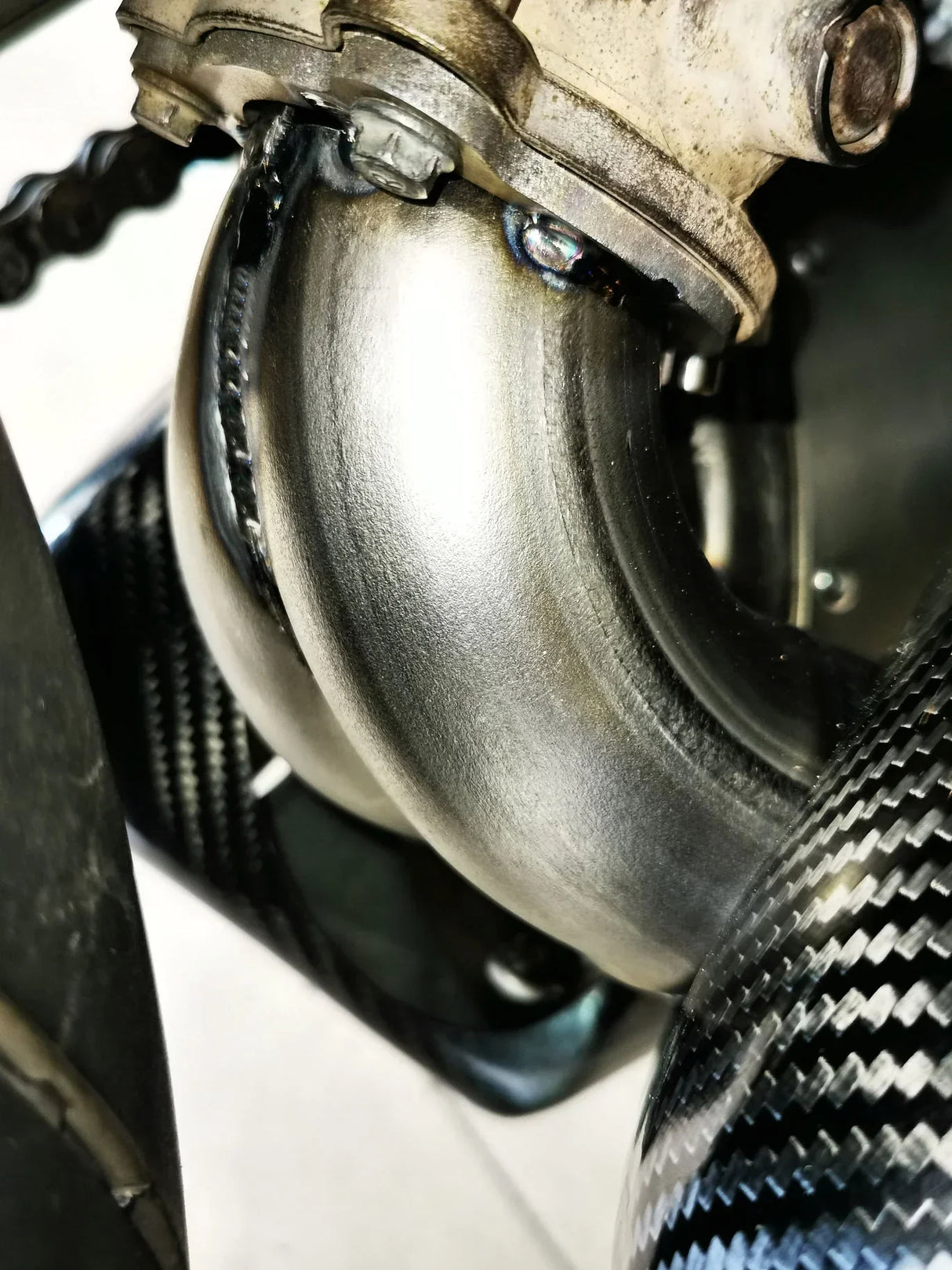 Vandemon Ducati Panigale 899, 1199, 1199R Titanium Muffler Low Mount Slip-On 2012-15 DUC899TIMUFBELA VA-121