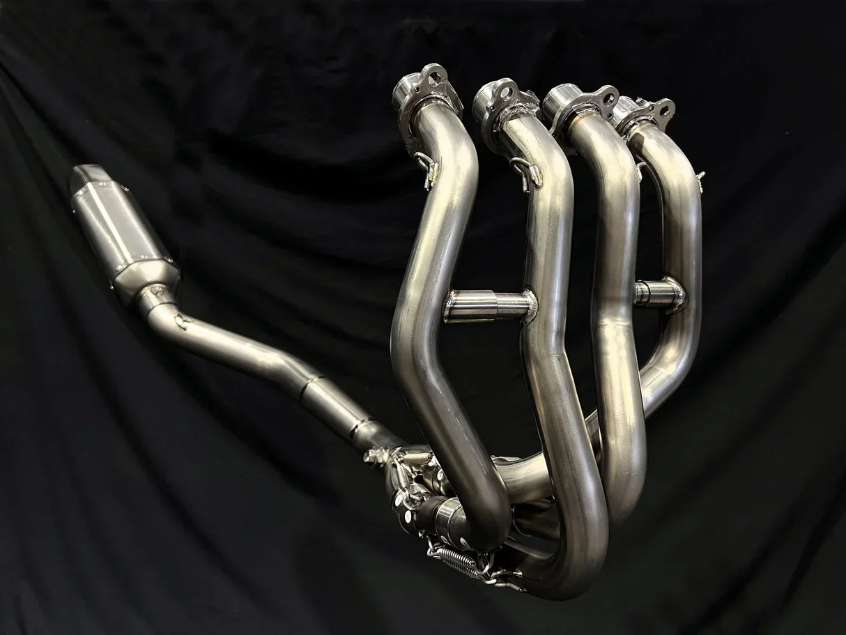IN STOCK Vandemon Side Mount Titanium Race Exhaust System 2023-2025 ZX4R-ZX4RR KAWAZX25RTIEXHA VA-68