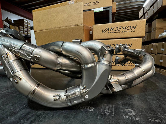 Vandemon Ducati Panigale V4,V4S,V4R & Streetfighter V4 2018-24 Titanium High Mount Exhaust System DUCV4PANHMEXHMESA VA-124
