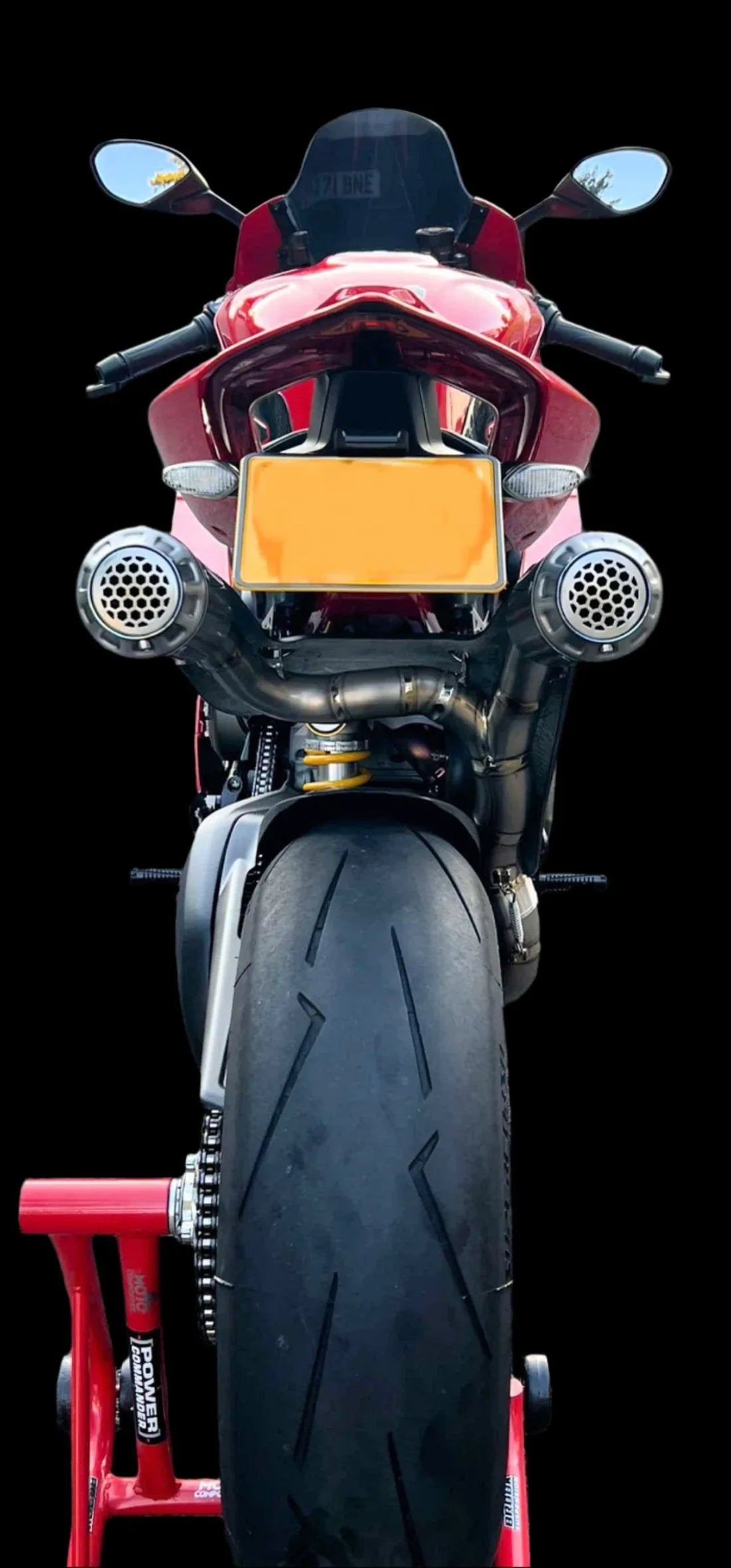 Vandemon Ducati Panigale V4,V4S,V4R & Streetfighter V4 2018-24 Titanium High Mount Exhaust System DUCV4PANHMEXHMESA VA-124