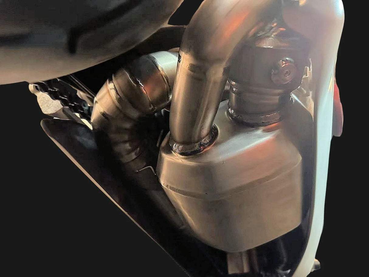 Vandemon Ducati V2 Panigale & Bayliss Edition Titanium Stealth Slip-On Bimodal Muffler DUCV2TIEXLINKWVB VA-43