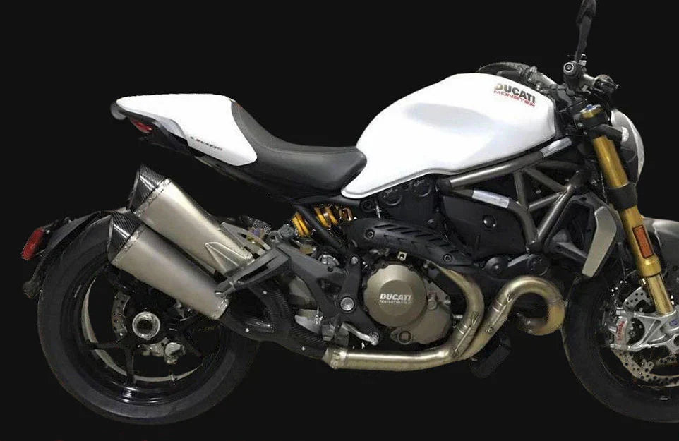 Vandemon Ducati Monster 821 & 1200-1200S Full Titanium Exhaust System 2014-20 DUC12MNSTRTIEXA VA-111