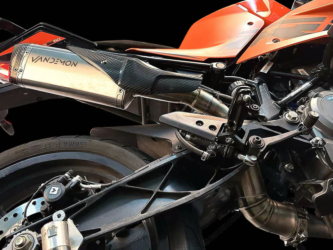 Vandemon KTM RC 390 & 390 DUKE Titanium Exhaust System 2022-2023 KTMRC390TIMUFB VA-59
