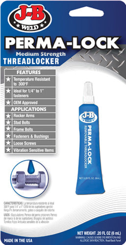 Jb Weld Thread Locker 6ml Blue JB24206